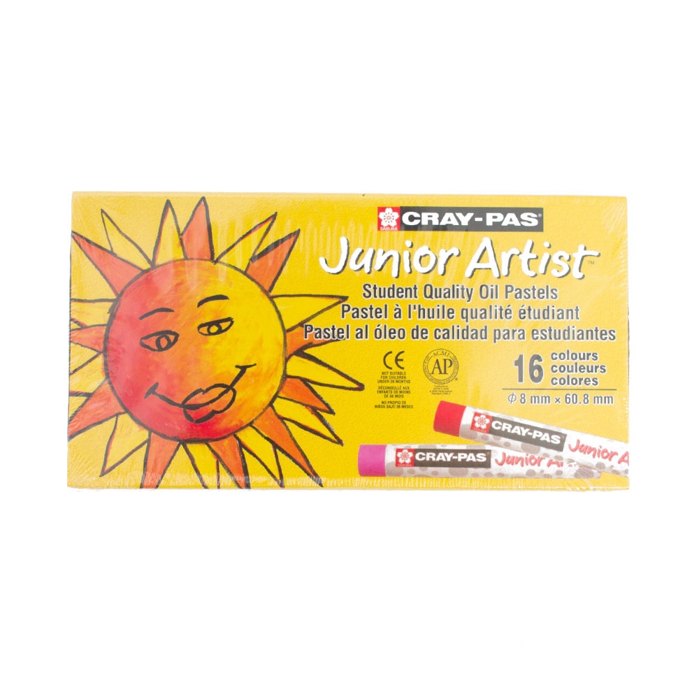 Oil, Art & School, Cray-Pas, Junior Artist, Pastel, 16 set, 81454